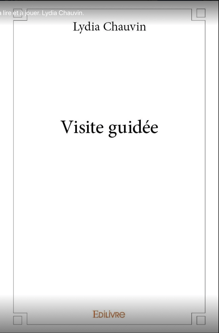 Livre visite guidee lydia chauvin