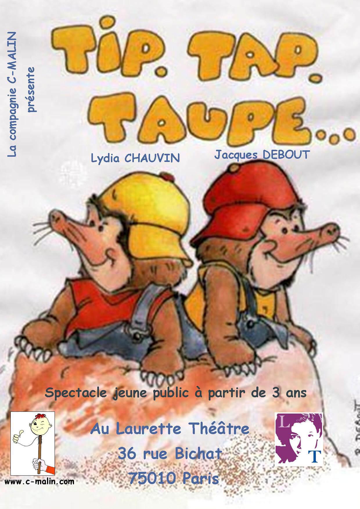 Tip tap taupe affiche laurette